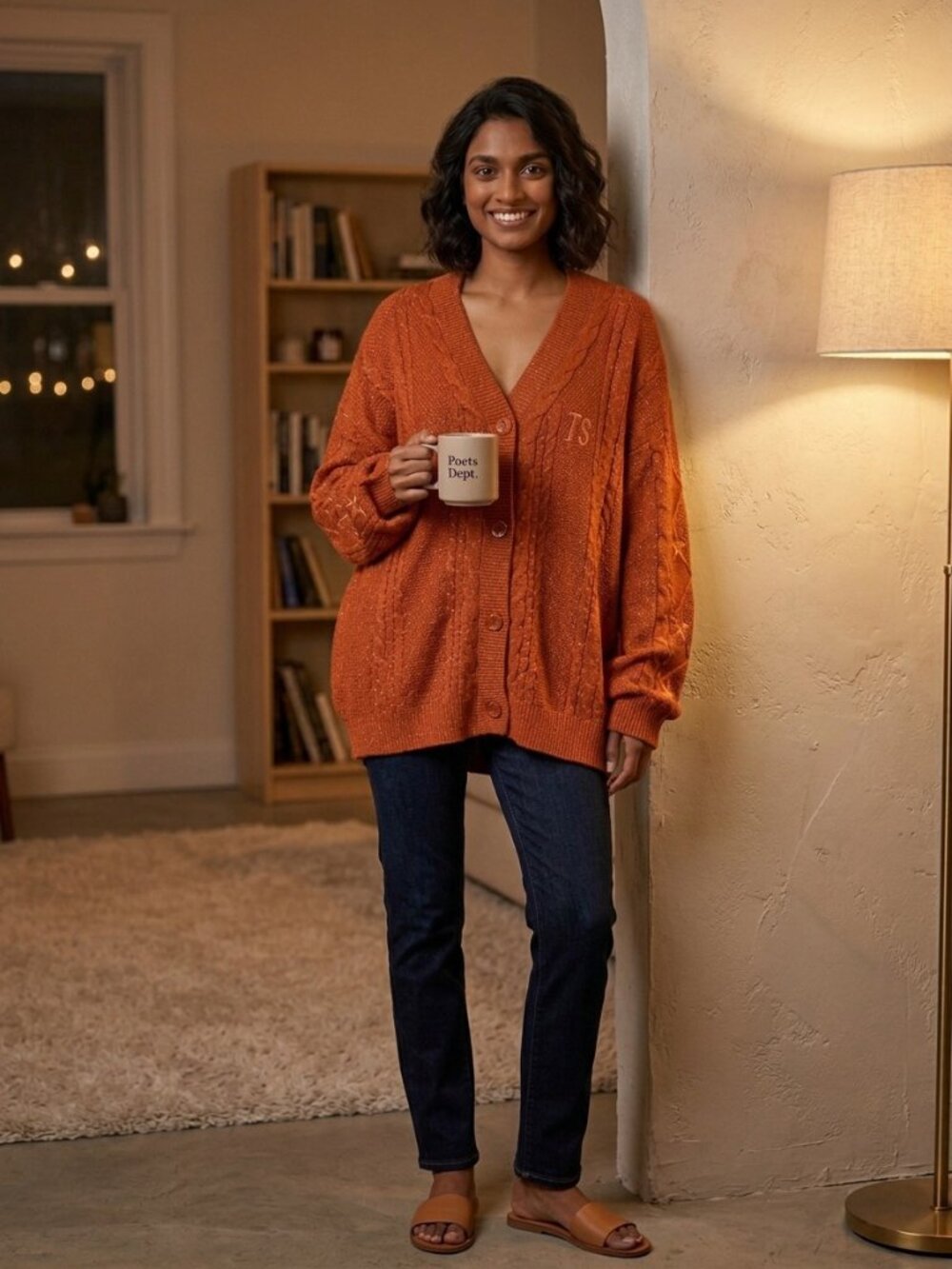 Taylor Swift TTPD The Tortured Poets Department Copper Cardigan ML